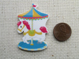 Third view of Carousal Horse Needle Minder.