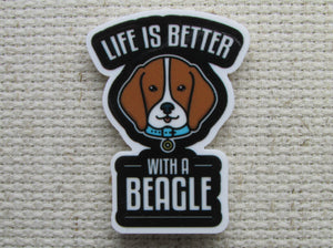 First view of Life is Better With A Beagle Needle Minder.