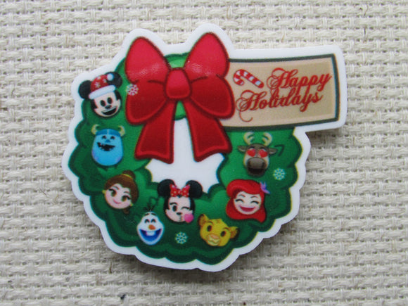 First view of Tsum Tsum Christmas Wreath Needle Minder.