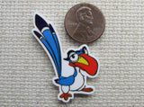 Second view of Zazu from Lion King needle minder.