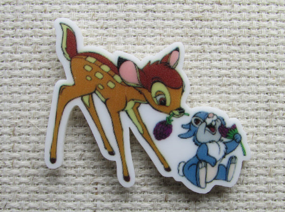 First view of Bambi and Thumper Needle Minder.