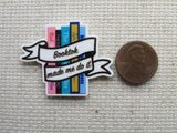 Second view of Booktok make me do it needle minder.