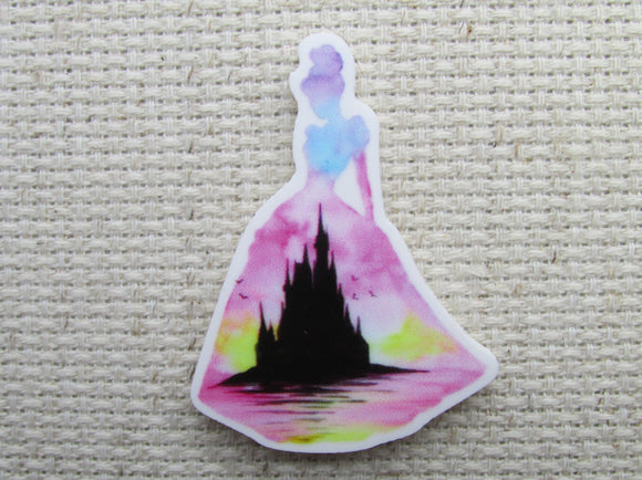 First view of Cinderella Silhouette with the Castle Scene Needle Minder.