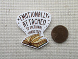 Second view of Emotionally Attached to Fictional Characters Needle Minder.
