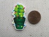 Second view of Christmas Cactus Needle Minder.