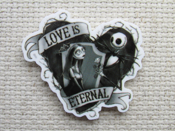 First view of Love Eternal Nightmare Before Christmas Jack and Sally Needle Minder.