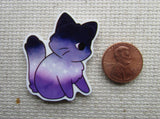 Second view of Asexual Rainbow Cat Needle Minder.