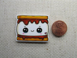 Second view of Smiling S'more Needle Minder.