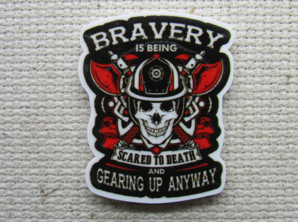 First view of Bravery is Being Scared To Death and Gearing Up Anyway Needle Minder.