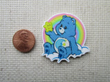 Second view of Bedtime Bear with a Star Needle Minder.