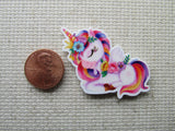 Second view of Sleeping Unicorn Needle Minder.