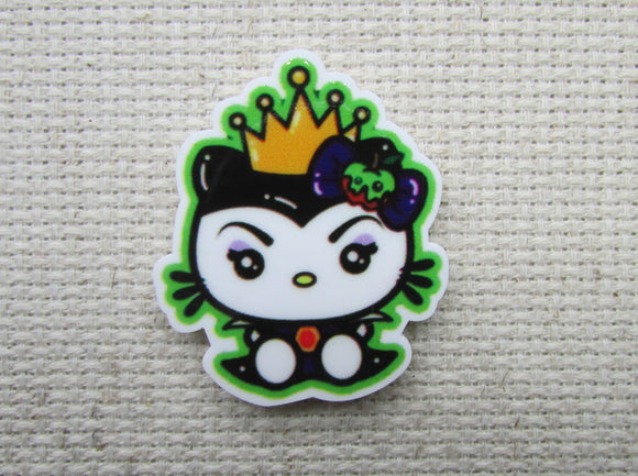 First view of Cute White Kitty dressed as The Evil Queen Needle Minder.