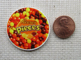 Second view of Reese's Pieces Needle Minder.