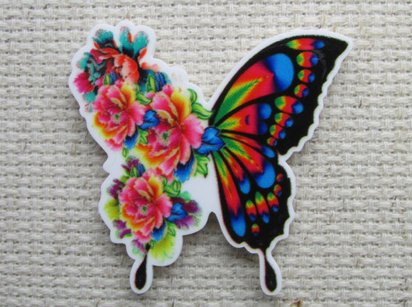 First view of Floral Butterfly Needle Minder.