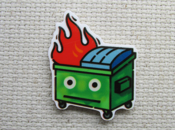 First view of Dumpster Fire Needle Minder.