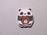 Second view of the Panda, Brown and Polar Bear Hug Needle Minder