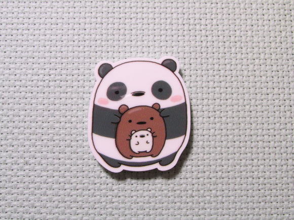 First view of the Panda, Brown and Polar Bear Hug Needle Minder