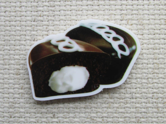 First view of Chocolate Ding Dongs Needle Minder.