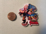 Second view of the Pinocchio and Friends Needle Minder