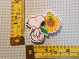 Third view of the Snoopy Carrying Woodstock in a Sunflower Needle Minder
