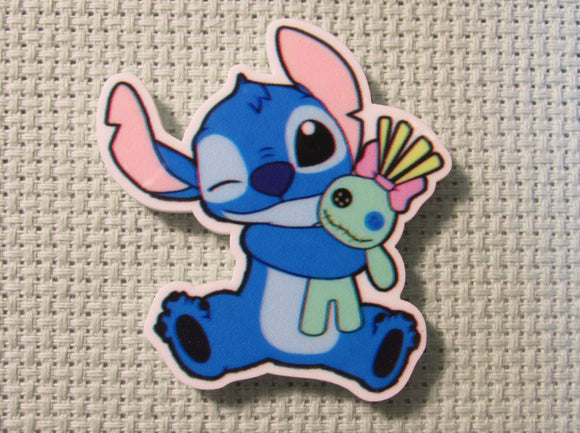 First view of the Stitch Hugging Scrump Needle Minder