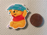 Second view of the Pooh Hiding from the Rain Needle Minder