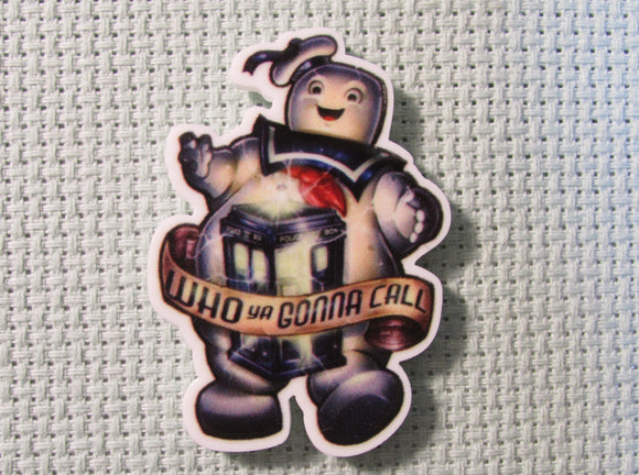 First view of the Who Ya Gonna Call Stay Puff Marshmallow Man Needle Minder