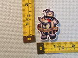 Third view of the Who Ya Gonna Call Stay Puff Marshmallow Man Needle Minder