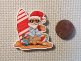 Second view of the Surfing Santa Needle Minder