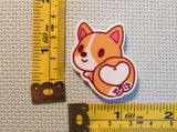 Third view of the Corgi Love Needle Minder