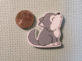 Second view of the Howling Wolf Pup Needle Minder
