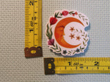 Third view of the Floral Moon Needle Minder