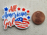 Second view of All American Girl Needle Minder.