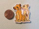 Second view of the Simba and Nala Needle Minder