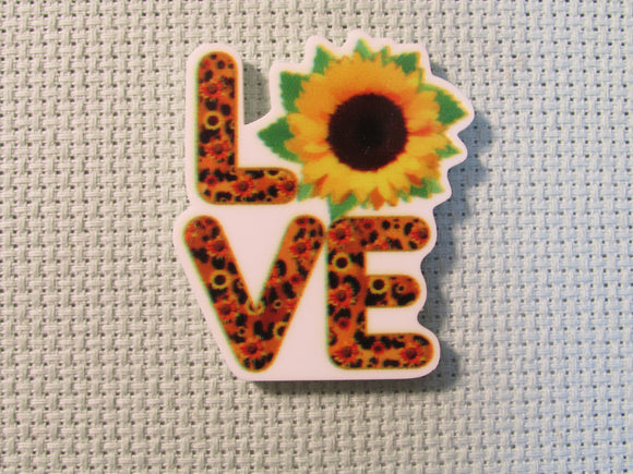 First view of the For the Love of Sunflowers Needle Minder
