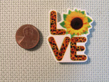 Second view of the For the Love of Sunflowers Needle Minder