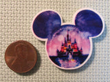 Second view of the Disney Castle in Mickey Mouse Head Needle Minder