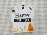 First view of Happy Halloween Ghost Needle Minder.
