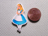 Second view of the Alice In Wonderland Needle Minder