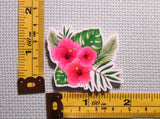 Third view of the Pink Hibiscus Needle Minder
