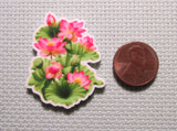 Second view of the Pink Water Lily Needle Minder