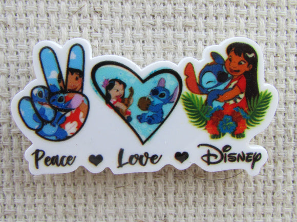 First view of Peace Love Disney Needle Minder.