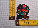 Third view of the Hippie Soul Colorful Flower Needle Minder