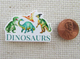 Second view of dinosaur needle minder.