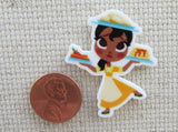 Second view of Tiana as a Waitress Needle Minder,.