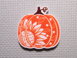 First view of the Beautiful Sunflower Pumpkin Needle Minder