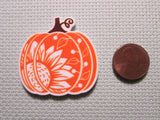 Second view of the Beautiful Sunflower Pumpkin Needle Minder