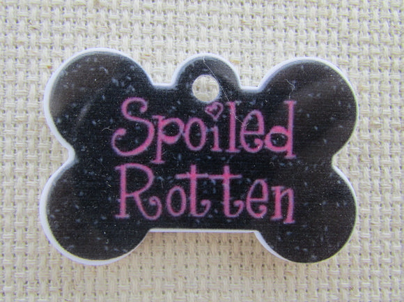 First view of Spoiled Rotten Dog Tag Needle Minder.