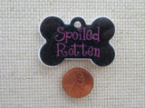 Second view of Spoiled Rotten Dog Tag Needle Minder.