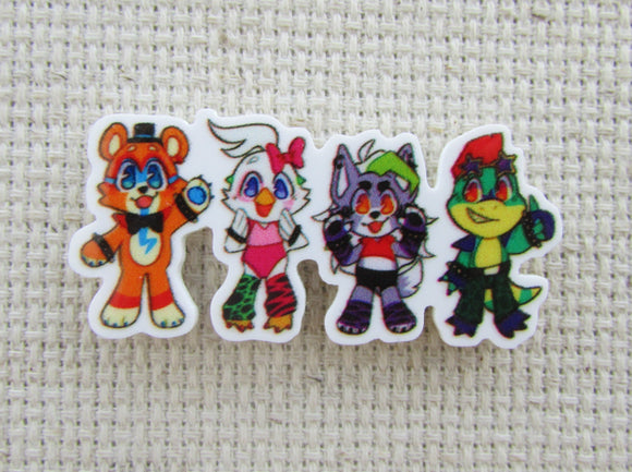 First view of The Four Friends at Five Nights at Freddy's Needle Minder.